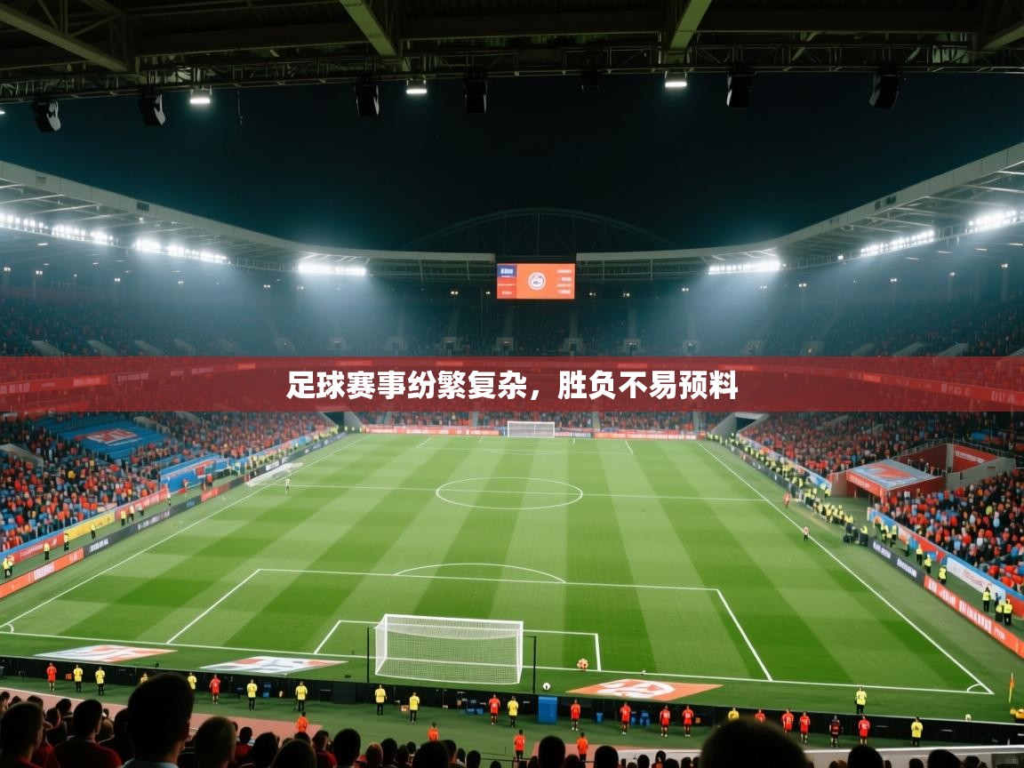 足球赛事纷繁复杂，胜负不易预料