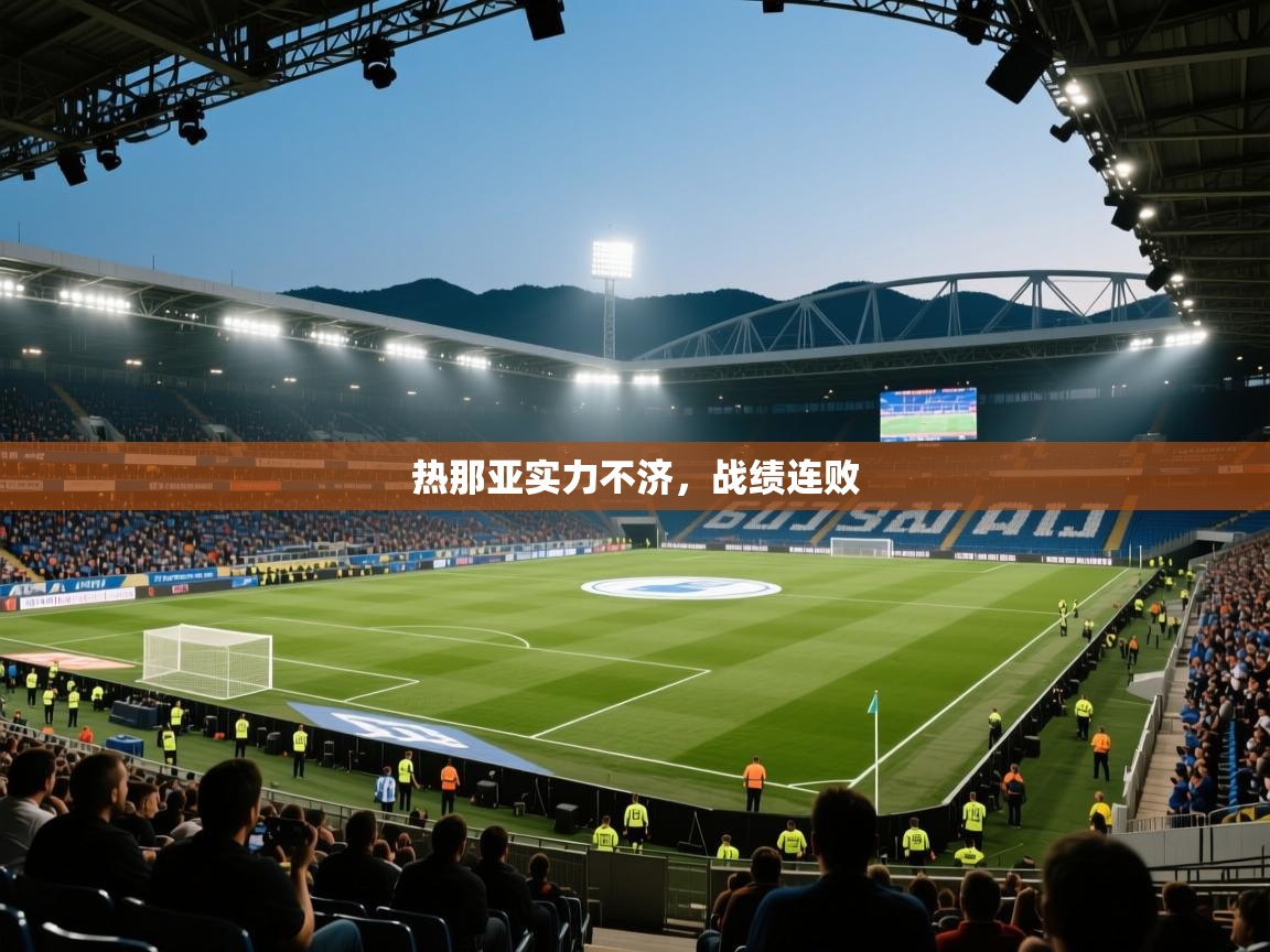 热那亚实力不济，战绩连败